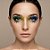 Adesivo Facial Copa do Mundo Strass - Brasil - Modelo 5 - 1 unidade - Rizzo - Imagem 1