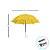 Mini Guarda-Chuva - Amarelo - 40cm - 1 unidade - Cromus - Rizzo - Imagem 3