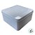Lata de Metal Quadrada - Branco - 11,5x11,5x5,5cm  - 1 unidade - Rizzo - Imagem 4