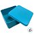 Lata de Metal Quadrada - Azul - 11,5x11,5x5,5cm  - 1 unidade - Rizzo - Imagem 2