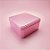 Lata de Metal Quadrada - Rosa - 11,5x11,5x5,5cm  - 1 unidade - Rizzo - Imagem 1