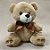 Urso de Pelúcia com Laço - Bege - 17x21x12cm - 1 unidade - Rizzo - Imagem 1