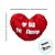 Coração de Pelúcia Eu Te Amo - Modelo 4 - 32x25x7cm - 1 unidade - Rizzo - Imagem 3