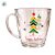 Caneca de Vidro de Natal - Happy Holidays - Modelo 2 - 10x12cm - 340mL - 1 unidade - Rizzo - Imagem 2