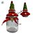 Pote Decorativo de Vidro de Natal - Árvore de Natal - 18x9cm - 300mL - 1 unidade - Rizzo - Imagem 2