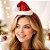 Tiara de Natal - Toca De Natal -  Vermelho e Branco - 25cm - 1 unidade - Rizzo - Imagem 1