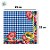 Guardanapo de Papel - Floral e Xadrez - Azul - 25cm - 20 unidades - Cromus - Rizzo - Imagem 3