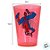 Copo de Plástico Homem Aranha - Vermelho - 350ml - 1 unidade - Disney Original - Rizzo - Imagem 3