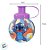 Garrafa Squeeze Bola Stitch Color - Roxo - 250ml - 1 unidade - Disney Original - Rizzo - Imagem 3