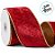 Fita Aramada Decorativa de Natal - Vermelha - 6,3cm x 9,14m - 1 unidade - Rizzo - Imagem 2