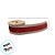 Fita Aramada Decorativa de Natal - Trilho Vermelho com Borda Dourada - 6,3cm x 9,14m - 1 unidade - Rizzo - Imagem 3