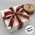 Fita Aramada Decorativa de Natal - Trilho Vermelho Escuro com Borda Dourada - 6,3cm x 9,14m - 1 unidade - Rizzo - Imagem 4