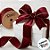 Fita Aramada Decorativa de Natal - Vermelha com Pingos Dourados - 6,3cm x 9,14m - 1 unidade - Rizzo - Imagem 4