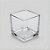 Pote de Vidro Quadrado para Vela - 7x7cm - 1 unidade - Rizzo - Imagem 1