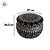 Vela Aromática - Lata Metálica Mandala - Preto  - 7cm - 1 unidade - Rizzo - Imagem 3