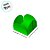 Porta Forminha - Verde Neon - 3x2x3cm - 50 unidades - Regina - Rizzo - Imagem 4
