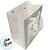 Sacola de Papel com visor PVC 20x15x10cm - Branca - 12 unidades - Rizzo - Imagem 3