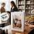 Sacola de Papel com visor PVC 30x20x16cm - Branca - 1 unidade - Rizzo - Imagem 4