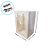 Sacola de Papel com visor PVC 30x20x16cm - Branca - 12 unidades - Rizzo - Imagem 3