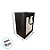 Sacola de Papel com visor PVC 35x25x18cm - Preta - 12 unidades - Rizzo - Imagem 3