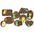 Kit Placas Festa Dino Baby - 9 Unidades - Festcolor - Rizzo - Imagem 1