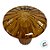 Vaso Decorativo de Vidro - Cogumelo - Marrom - 11x8,5x8,5cm - 1 unidade - Rizzo - Rizzo - Imagem 3
