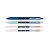 Caneta Gel Retrátil com Clip Metal - Ponta Bullet 0.5mm Azul - Caixa - 12 unidades - Deli - Rizzo - Imagem 3