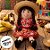 Boneca de Pano com Chapéu de Palha e Vestido - Festa Junina - 18x46cm - 1 unidade - Rizzo - Imagem 4