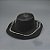 Chapéu de Plástico Cowboy - Preto Aveludado - 34x28x10cm - 1 unidade - Rizzo - Imagem 1
