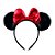 Tiara Minnie Laço Vermelho Metalizada - 1 unidade - Disney Original - Rizzo - Imagem 1