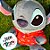 Pelúcia Stitch com Camisa 30cm - 1 unidade - Original Disney - Rizzo - Imagem 3