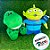 Pelúcia Alien 32cm - Toy Story - 1 unidade - Disney Original  - Rizzo - Imagem 4