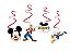 Mobile em Espiral Festa Mickey - 04 Unidades - Disney Original - Rizzo - Imagem 1