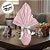 Folha para Ovos de Páscoa Dupla Face Perolada - 69x69cm - Rosa Quartz/Cinza - 5 unidades - Rizzo - Imagem 4