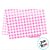 Papel Seda - 50x70cm - Xadrez Rosa - 50 unidades - Rizzo - Imagem 1