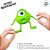 Brinquedo de Esticar - Mike Wazowski - Monstros S.A - 16cm - Disney Original - 1 unidade - Toyng - Rizzo - Imagem 2