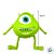 Brinquedo de Esticar - Mike Wazowski - Monstros S.A - 16cm - Disney Original - 1 unidade - Toyng - Rizzo - Imagem 3