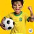 Tatuagem Temporária para Pele - Copa do Mundo - Brasil  - 12 unidades - FestColor - Rizzo - Imagem 3