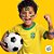 Tatuagem Temporária para Pele - Copa do Mundo - Torcedor do Brasil  - 20 unidades - FestColor - Rizzo - Imagem 3