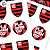Tatuagem Temporária para Pele - Flamengo - 12 unidades - FestColor - Rizzo - Imagem 2