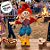 Enfeite Decorativo De Festa Junina Espantalho Com Base e Girassol - Chapéu Laranja - 20x36x5cm - 1 unidade - Rizzo - Imagem 5