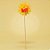 Espeto para Jardim Girassol - Laço Laranja - 32cm - 1 unidade - Rizzo - Imagem 1