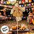 Espeto para Jardim Espantalho de Festa Junina -  Vestido Amarelo - 12x31cm - 1 unidade - Rizzo - Imagem 4