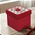 Caixa Cubo - História De Amor  - M 15x15x15cm - 1 unidade - Cromus - Rizzo - Imagem 1