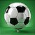 Balão de Festa 50" 125cm - Órbita 4D Bola de Futebol - 1 unidade - Partiu Festa - Rizzo - Imagem 1