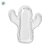 Bandeja Decorativa - Cacto Cristal - 24x21cm - 1 unidade - Rizzo - Imagem 2