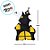 Enfeite Decorativo Halloween - Castelo Amarelo com Fantasma - 20x28cm - 1 unidade - Rizzo - Imagem 4
