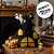 Enfeite Decorativo Halloween - Castelo Amarelo com Fantasma - 20x28cm - 1 unidade - Rizzo - Imagem 5