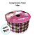 Fita de Cetim 38mm x 10m - Festa Junina Xadrez Marrom e Rosa - EGP009TR Cor 373 - Rolo 10m - 1 unidade - Progresso - Riz - Imagem 4