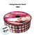 Fita de Cetim 22mm x 10m - Festa Junina Xadrez Marrom e Rosa - ECF005TR Cor 241 - Rolo 10m - 1 unidade - Progresso - Riz - Imagem 4